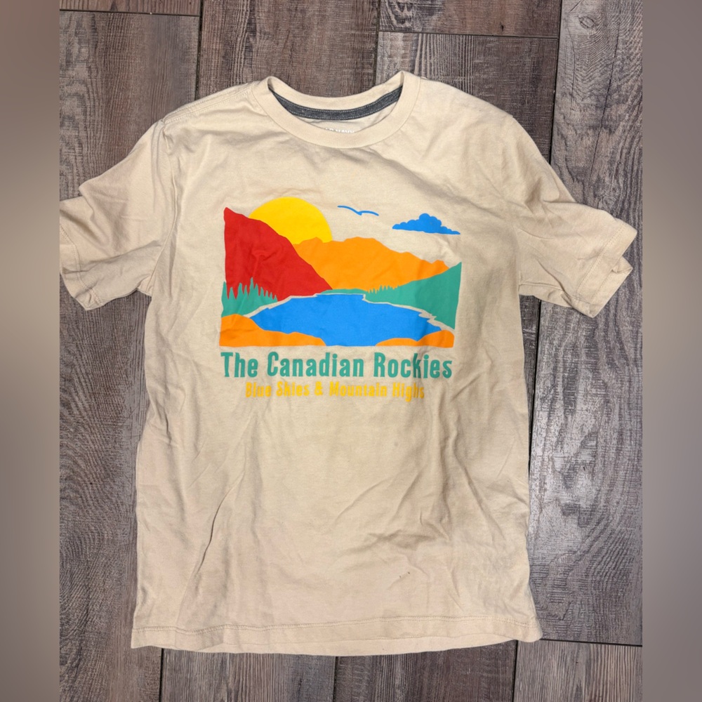 Old Navy Tan Graphic Tee